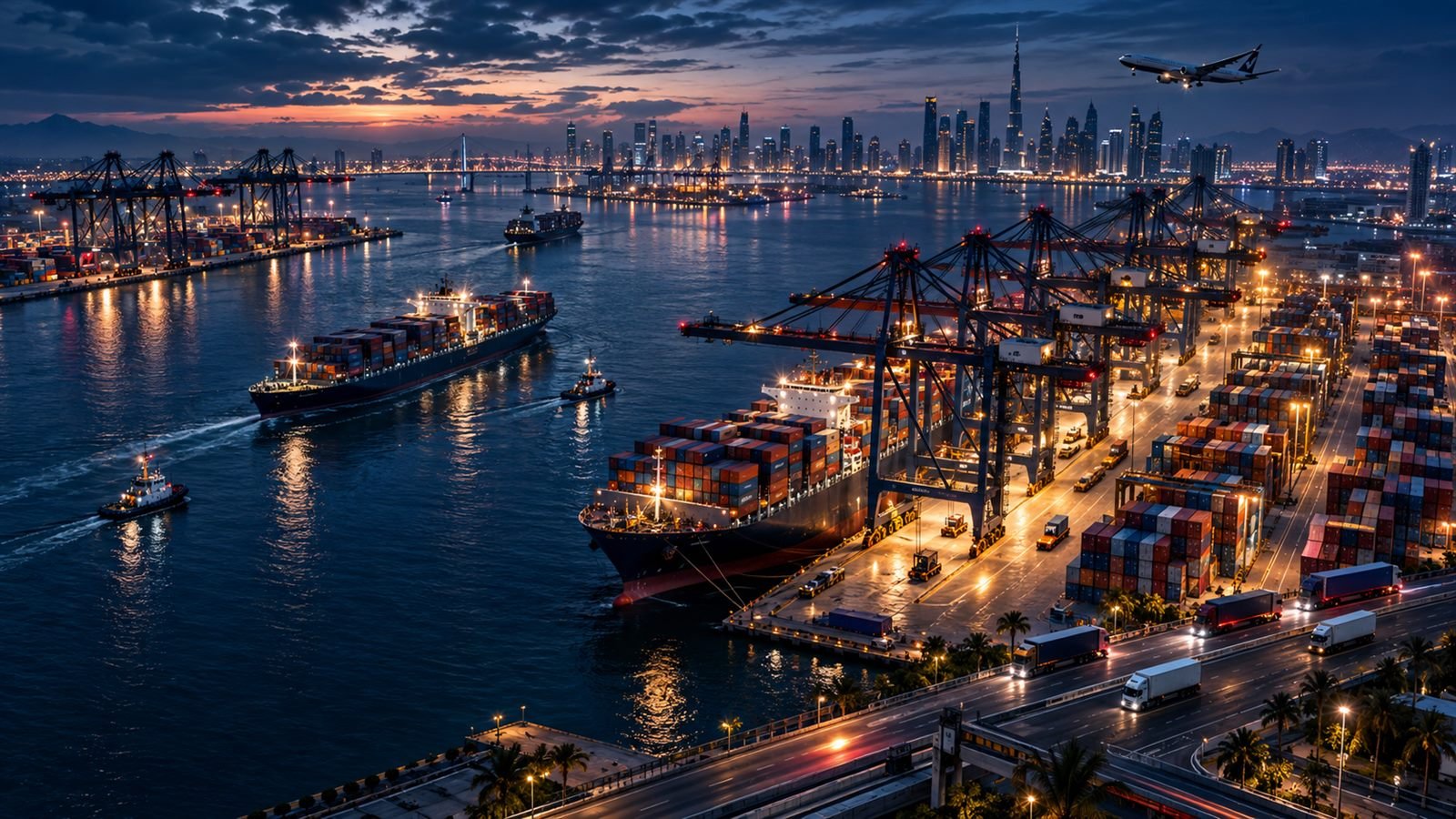 Worldwide freight network